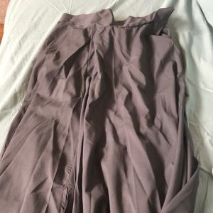 High waist maxi skirt